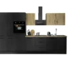 Küchenblock mit E-Geräten CORNWALL (Zeile-Backofen-Kühlschrank-Apotheker) VIII