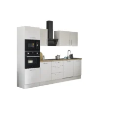 Küchenblock mit E-Geräten CORNWALL (Zeile-Backofen-Mikrowelle) IV