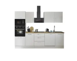 Küchenblock mit E-Geräten CORNWALL (Zeile-Backofen-Mikrowelle) IV