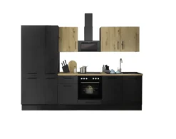 Küchenblock mit E-Geräten CORNWALL (Zeile-Kühlschrank) VI