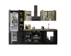 Küchenblock mit E-Geräten CORNWALL (Zeile-Kühlschrank) VI