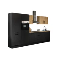 Küchenblock mit E-Geräten CORNWALL (Zeile-Backofen-Kühlschrank) XI