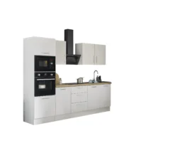 Küchenblock mit E-Geräten CORNWALL (Zeile-Backofen-Mikrowelle) II