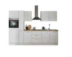 Küchenblock mit E-Geräten CORNWALL (Zeile-Backofen-Kühlschrank-Apotheker) I