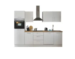 Küchenblock mit E-Geräten CORNWALL (Zeile-Backofen-Kühlschrank) III