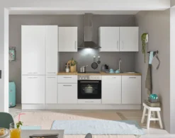 Küchenblock mit E-Geräten CORNWALL (Zeile-Kühlschrank-Apotheker) I