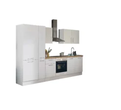 Küchenblock mit E-Geräten CORNWALL (Zeile-Kühlschrank-Apotheker) I