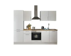 Küchenblock mit E-Geräten CORNWALL (Zeile-Kühlschrank) I