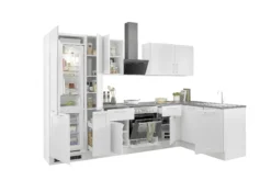 Küchenblock mit E-Geräten HASTINGS (Ecke-Kühlschrank-Apotheker) I