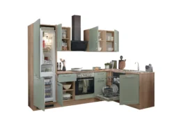 Küchenblock mit E-Geräten HASTINGS (Ecke-Kühlschrank) II