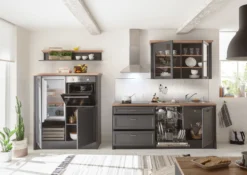 Küchenblock mit E-Geräten JASMIN (Regal) I