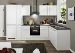 Küchenblock mit E-Geräten JAZZ 8 (Ecke-Kühlschrank-Apotheker) I