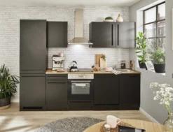 Küchenblock mit E-Geräten JAZZ 8 (Zeile-Kühlschrank) II