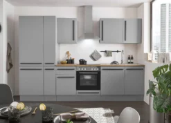 Küchenblock mit E-Geräten MANCHESTER (Zeile-Kühlschrank-Apotheker) II