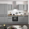 Küchenblock mit E-Geräten MANCHESTER (Zeile-Kühlschrank-Apotheker) I