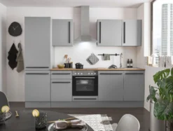 Küchenblock mit E-Geräten MANCHESTER (Zeile-Kühlschrank) I