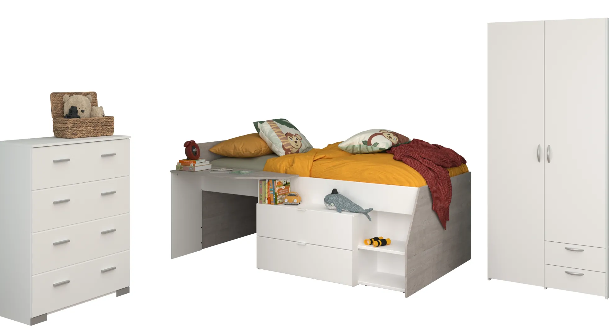 Kinderzimmer 3-teilig MILKY 12
