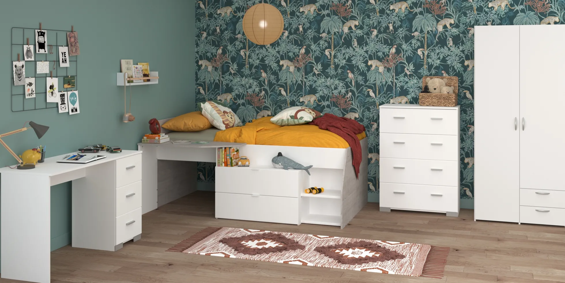 Kinderzimmer 4-teilig MILKY 11
