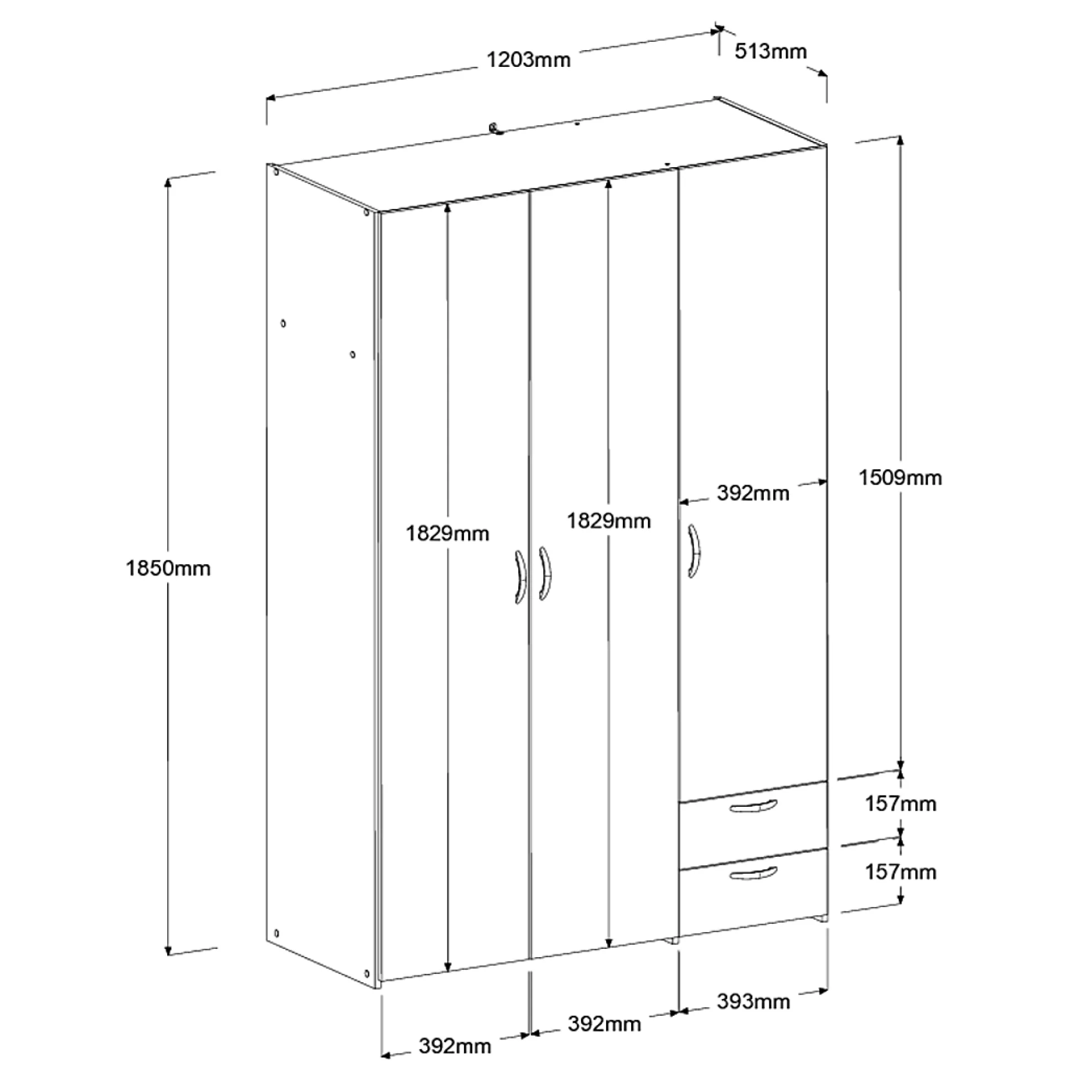 Kleiderschrank BOSTON 12