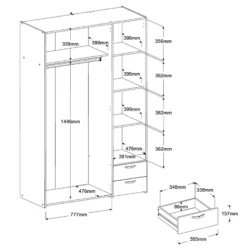 Kleiderschrank BOSTON 12
