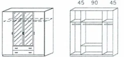 Kleiderschrank CASE