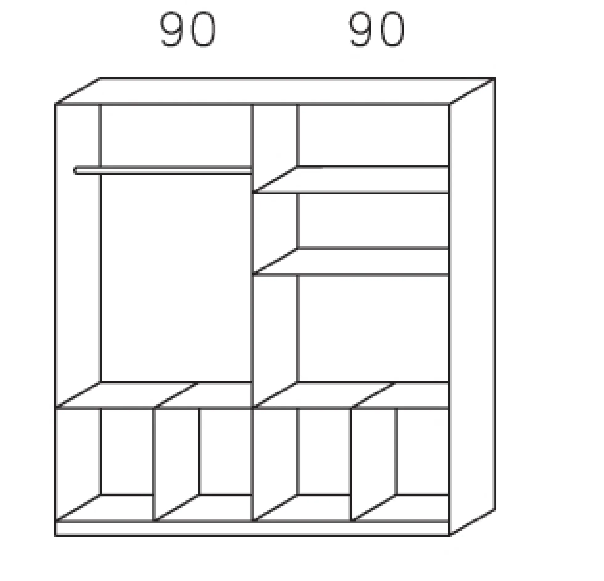 Kleiderschrank CELLE