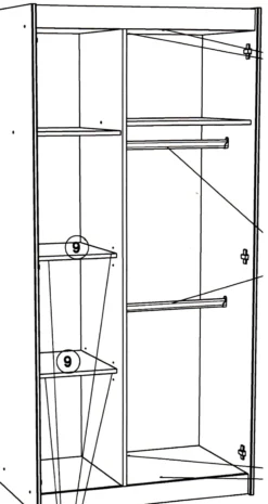 Kleiderschrank CHARLY 21