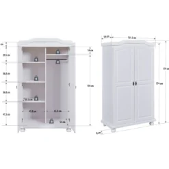 Kleiderschrank HEDDA
