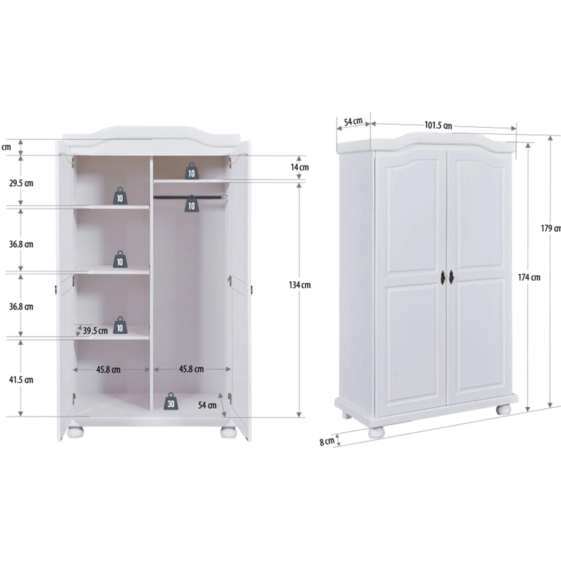 Kleiderschrank HEDDA