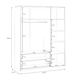 Kleiderschrank PALDISKI