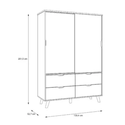 Kleiderschrank VANKKA