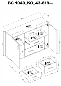 Kommode BC 1040