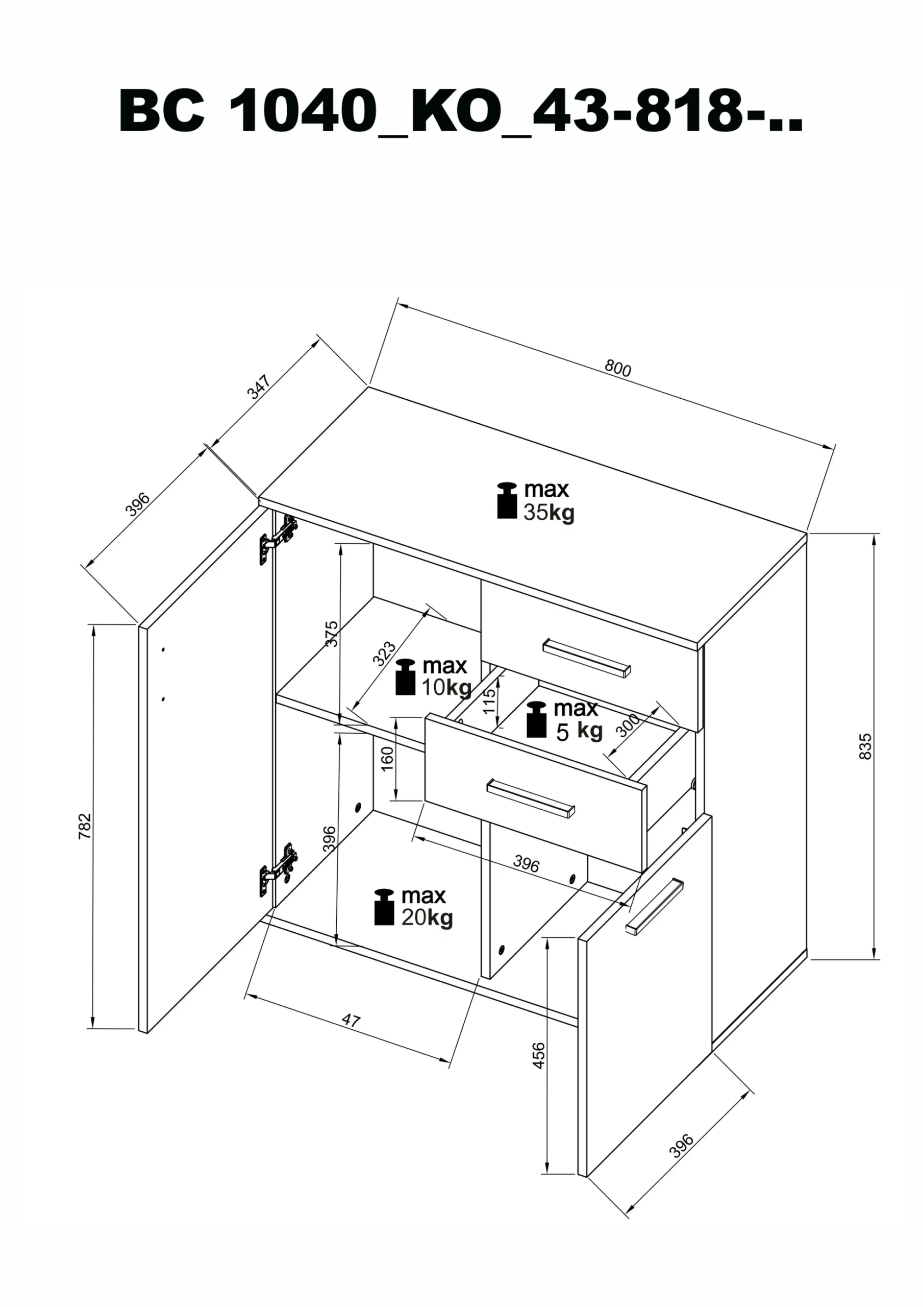 Kommode BC 1040