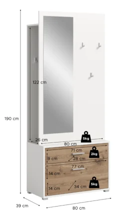 Kompaktgarderobe POLO