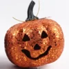 Kürbis Glitzer mit Licht HALLOWEEN