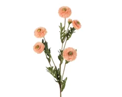 Kunstblume Chrysantheme PFIRSICH