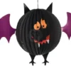 Lampion Papier mit Halloweenfigur HALLOWEEN