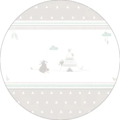 Laufgitter 6-eckig weiß