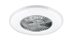 LED Deckenventilator Kristall-Rand HARSTAD
