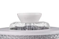 LED Deckenventilator Kristall-Rand HARSTAD