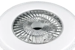 LED Deckenventilator Kristall-Rand HARSTAD