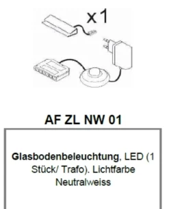 LED-Glasbodenbeleuchtung AF ZL NW 01