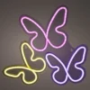 LED Neon Schmetterlinge 3er Set NEON