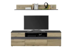 Lowboard mit Wandboard CORK
