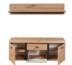Lowboard mit Wandboard KRETA