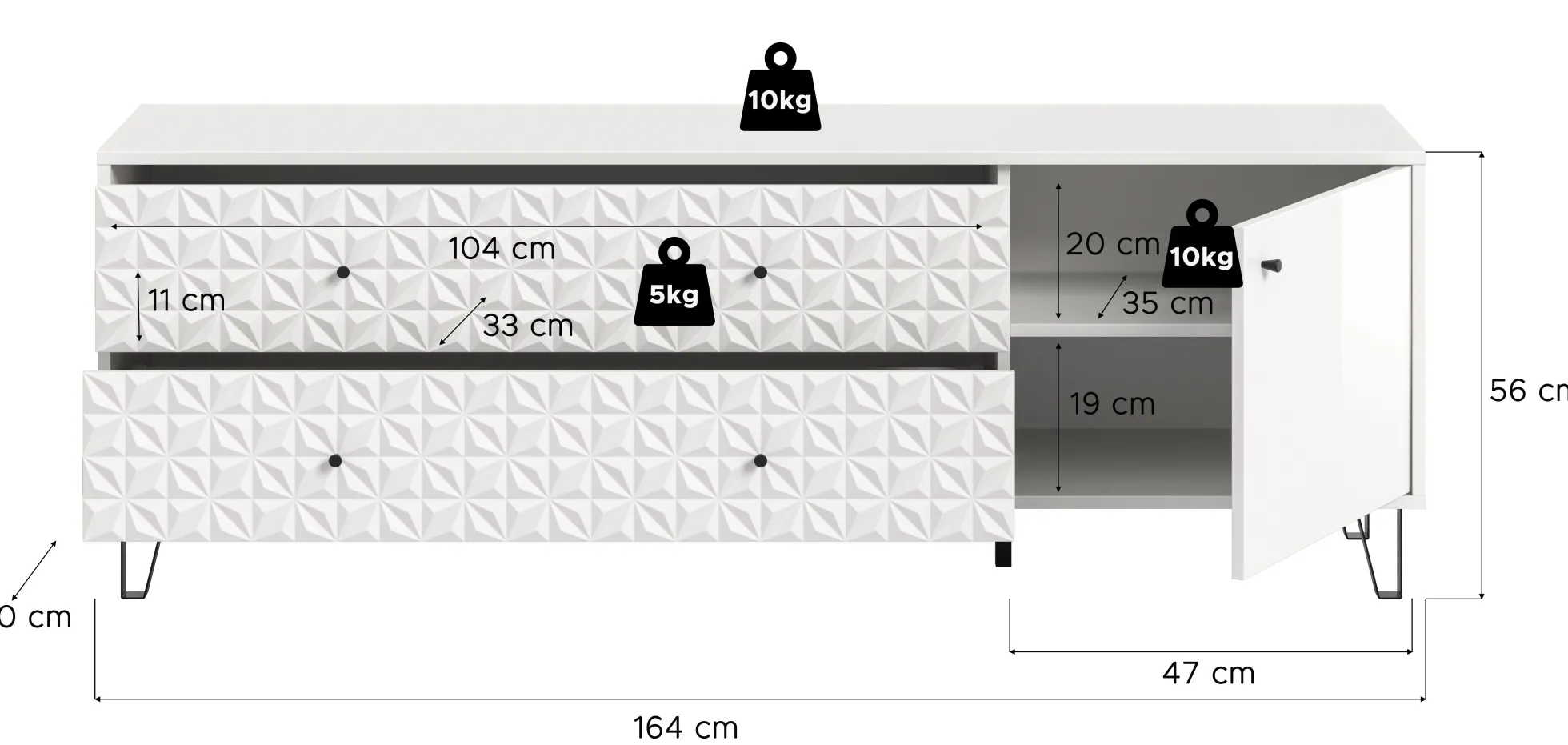 Lowboard PRISMA