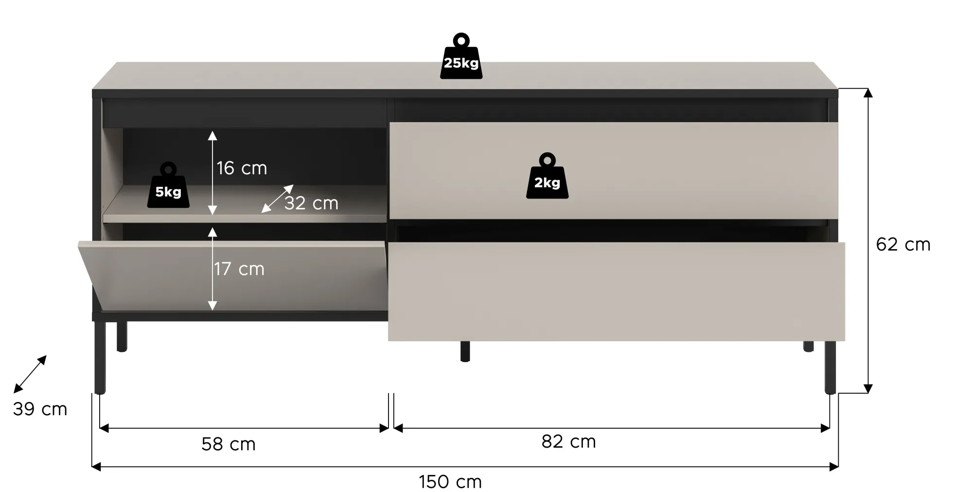 Lowboard TRON