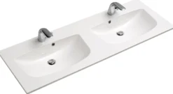Mineralmarmor-Doppelwaschtisch SOLITAIRE 6025