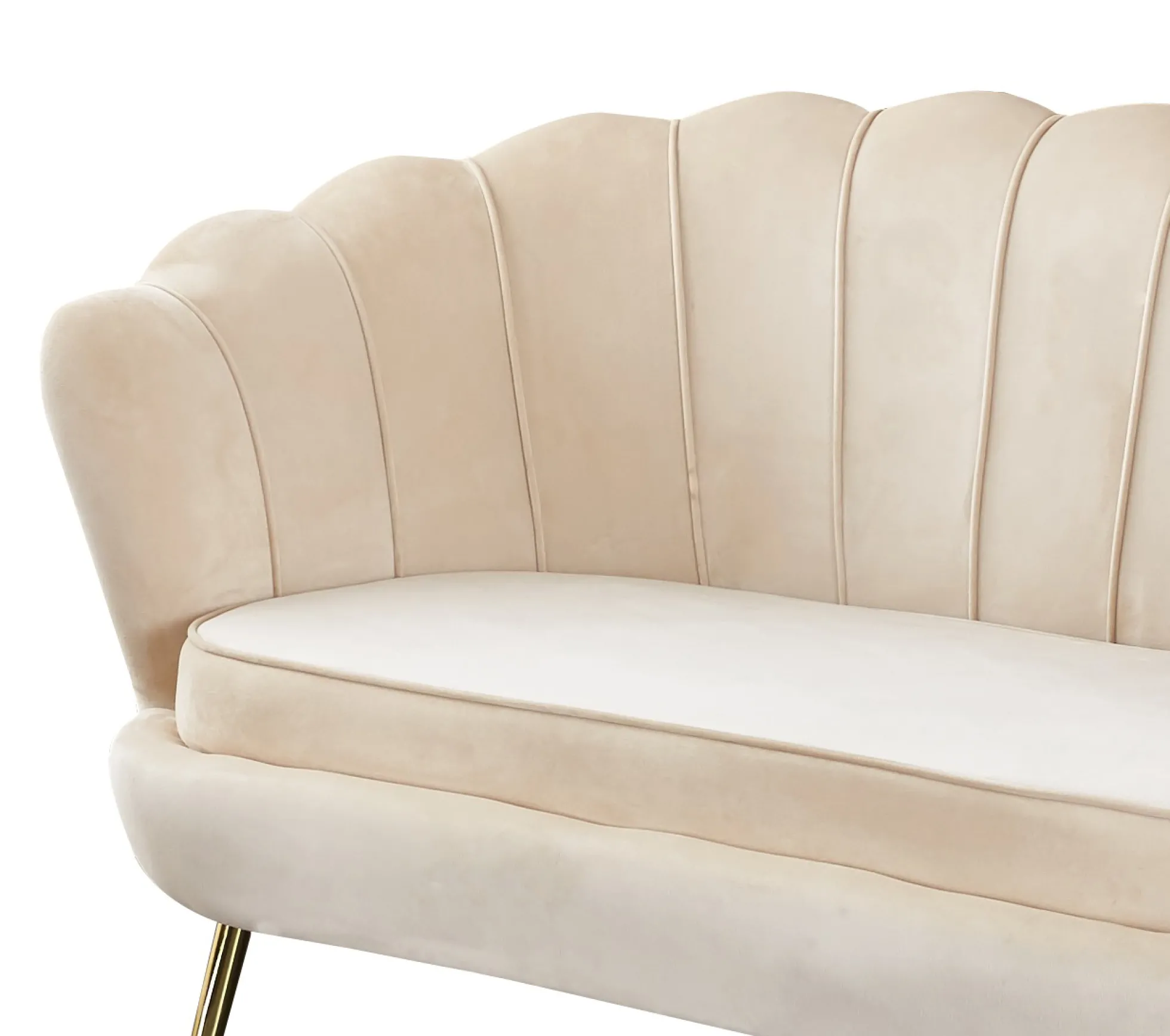 Muschelsofa 2-Sitzer BANDUNG