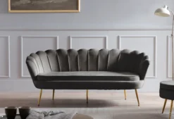 Muschelsofa 3-Sitzer BANDUNG
